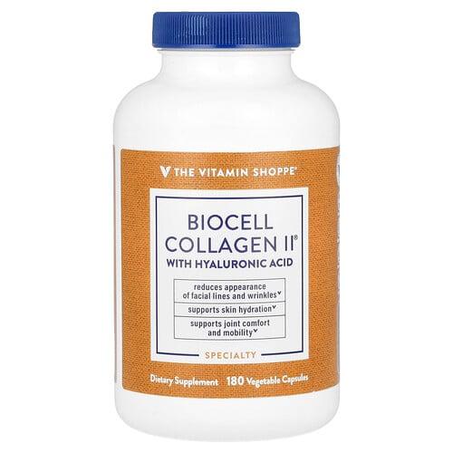 The Vitamin Shoppe Biocell Collagen Ii With Hyaluronic Acid 180 Vegetable Capsules product image