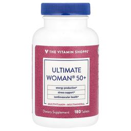 The Vitamin Shoppe Ultimate Woman 50 Multivitamin Multimineral 180 Tablets