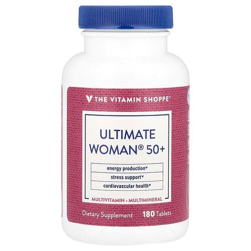 The Vitamin Shoppe Ultimate Woman 50 Multivitamin Multimineral 180 Tablets product image