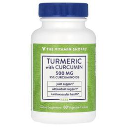The Vitamin Shoppe Turmeric With Curcumin 500 Mg 60 Vegetable Capsules