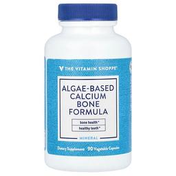 The Vitamin Shoppe Algae Based Calcium Bone Formula 90 Vegetable Capsules
