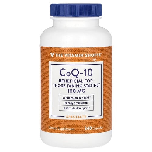 The Vitamin Shoppe Coq 10 100 Mg 240 Capsules product image