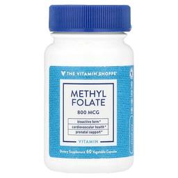 The Vitamin Shoppe Methyl Folate 800 Mcg 60 Vegetable Capsules