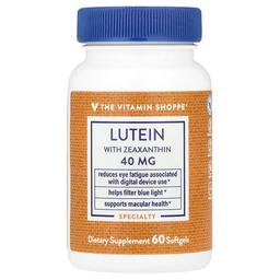 The Vitamin Shoppe Lutein With Zeaxanthin 60 Softgels