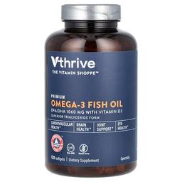 Vthrive Premium Omega 3 Fish Oil 120 Softgels