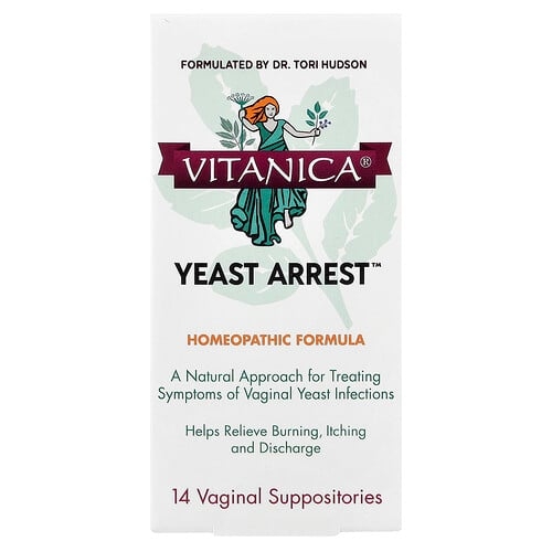 Vitanica Yeast Arrest 14 Vaginal Suppositories product image