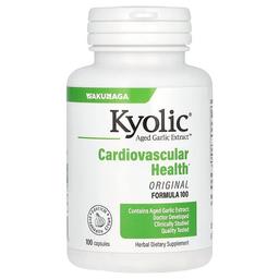 Kyolic Aged Garlic Extract Cardiovascular Original Formula 100 100 Capsules 300 Mg Per Capsule