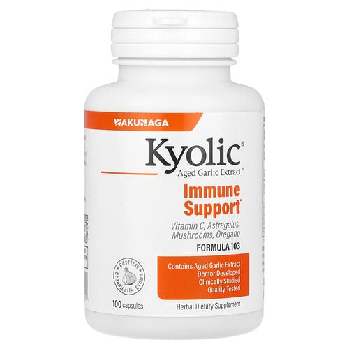 Kyolic Aged Garlic Extract Immune Support Formula 103 100 Capsules product image