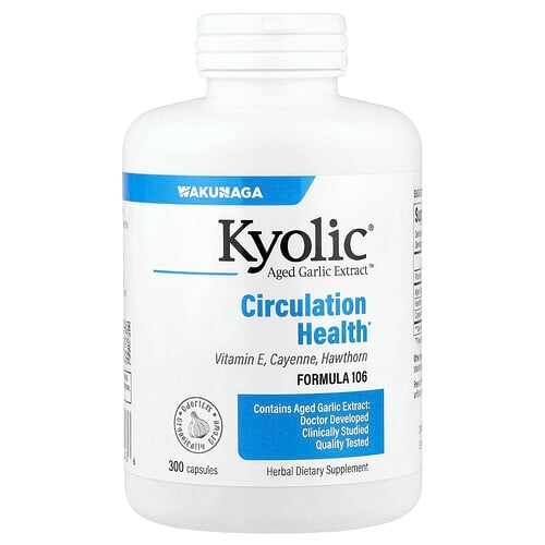 Kyolic Aged Garlic Extract Circulation Health Formula 106 300 Capsules product image