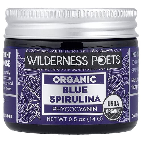 Wilderness Poets Organic Blue Spirulina Phycocyanin 0 5 Oz 14 G product image