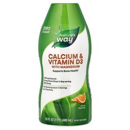 Nature S Way Calcium Vitamin D3 With Magnesium Citrus 16 Fl Oz 480 Ml
