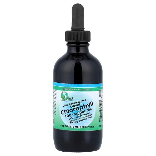 World Organic Ultra Concentrated Liquid Chlorophyll 4 Fl Oz 118 Ml product image