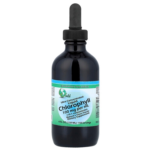 World Organic Ultra Concentrated Liquid Chlorophyll 4 Fl Oz 118 Ml product image
