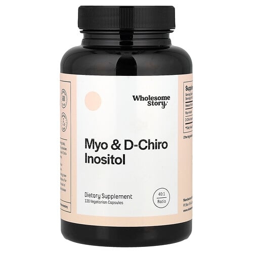 Wholesome Story Myo D Chiro Inositol 120 Vegetarian Capsules product image
