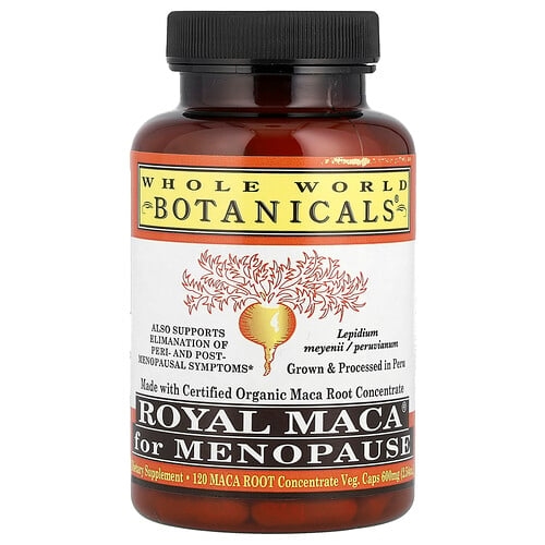 Whole World Botanicals Royal Maca For Menopause 120 Veg Caps product image