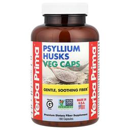 Yerba Prima Psyllium Husks Veg Caps 180 Capsules