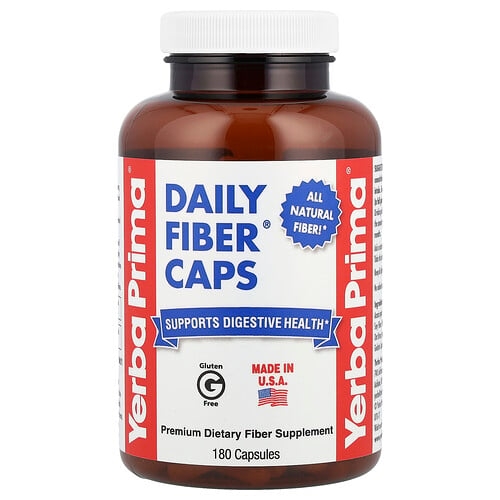 Yerba Prima Daily Fiber Caps 180 Capsules product image