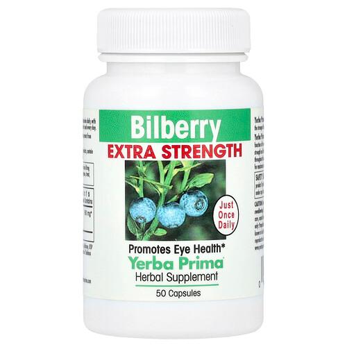 Yerba Prima Bilberry 50 Capsules 160 Mg Per Capsule product image