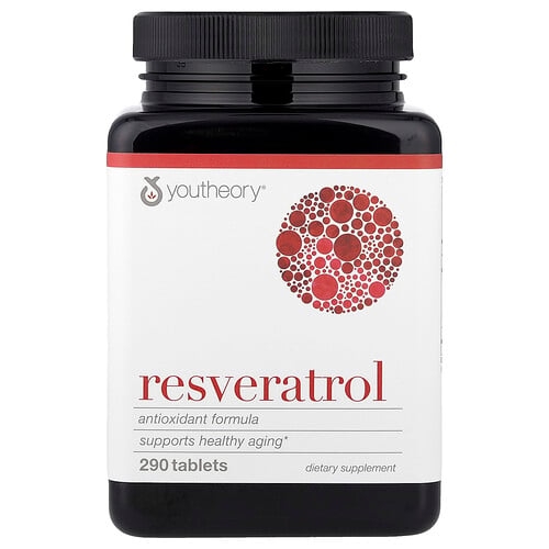 Youtheory Resveratrol 290 Tablets product image