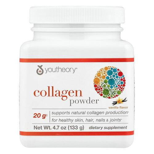 Youtheory Collagen Powder Vanilla 4 7 Oz 133 G product image