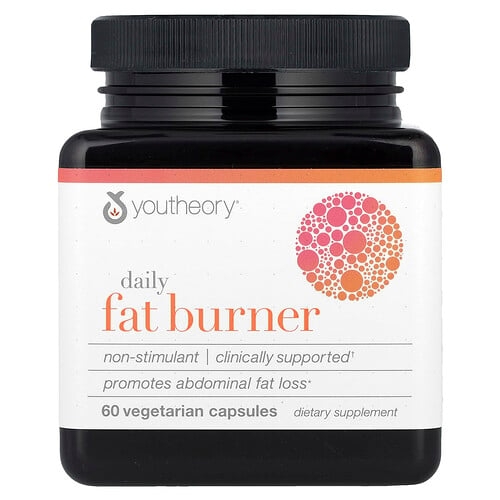 Youtheory Daily Fat Burner 60 Vegetarian Capsules product image