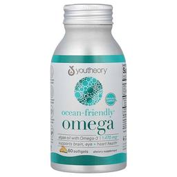 Youtheory Ocean Friendly Omega 60 Softgels 735 Mg Per Softgel
