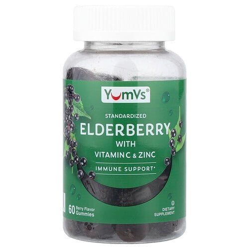 Yumvs Elderberry With Vitamin C Zinc Gummies Berry 60 Gummies product image