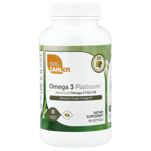 Zahler Omega 3 Platinum Advanced Omega 3 Fish Oil 90 Softgels product image