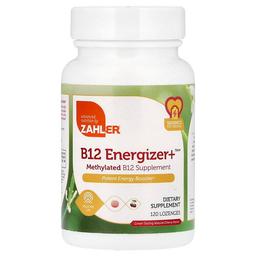 Zahler B12 Energizer Natural Cherry 120 Lozenges 5 000 Mcg Per Lozenge