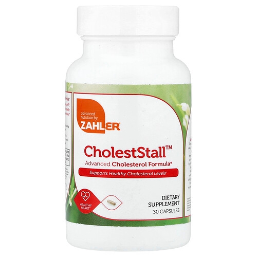Zahler Choleststall Advanced Cholesterol Formula 30 Capsules product image