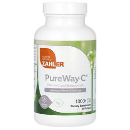 Zahler Pure Way C Vitamin C And Bioflavonoids 1 000 Mg 90 Tablets