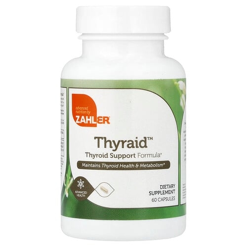 Zahler Thyraid Thyroid Support Formula 60 Capsules product image