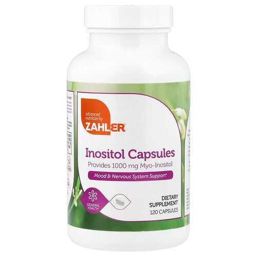 Zahler Inositol 1 000 Mg 120 Capsules product image