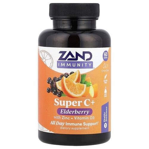 Zand Immunity Super C Elderberry With Zinc Vitamin D3 60 Tablets product image