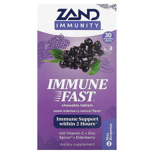 Zand Immunity Immune Fast Sweet Elderberry 30 Chewable Tablets product image
