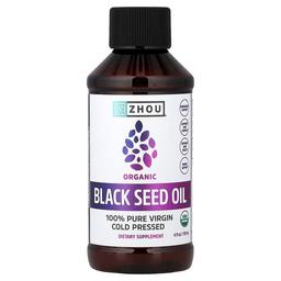 Zhou Nutrition Organic Black Seed Oil 4 Fl Oz 118 Ml
