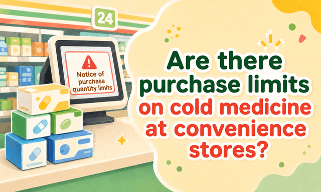 Convenience Store Cold Medicine Purchase Limits: Ignore Them and Your Liver Suffers First