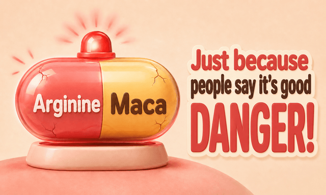 Arginine & Maca: It's Dangerous to Take Them Just Because Others Say They're Good