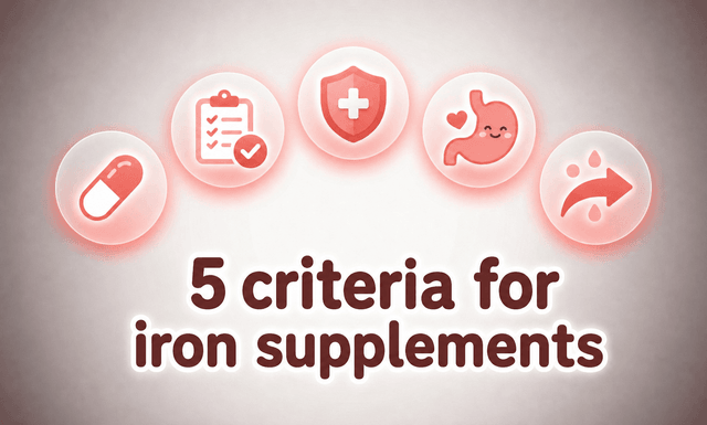 Pharmacist's Direct Guide: 5 Criteria for Evaluating Iron Supplements