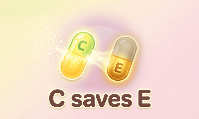 Antioxidant Combo: Vitamin C Revives Vitamin E