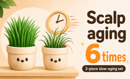 The Scalp Ages 6 Times Faster Than Face, 3-Piece Anti-Aging Set Recommended by Pharmacist