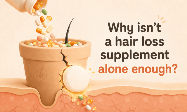 Why Hair Loss Can't Be Solved with Supplements Alone: How to Use Hair Loss Medications and Supplements