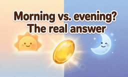 Omega-3 Supplement Timing: Morning vs. Evening? The Real Answer Is...