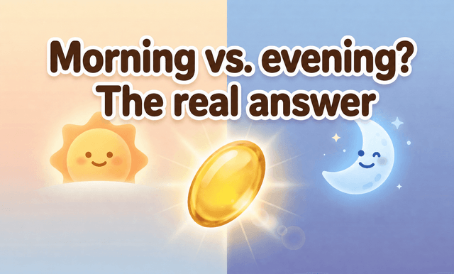 Omega-3 Supplement Timing: Morning vs. Evening? The Real Answer Is...