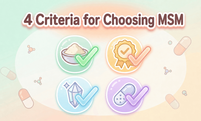 4 Essential Criteria a Pharmacist Always Checks When Buying MSM