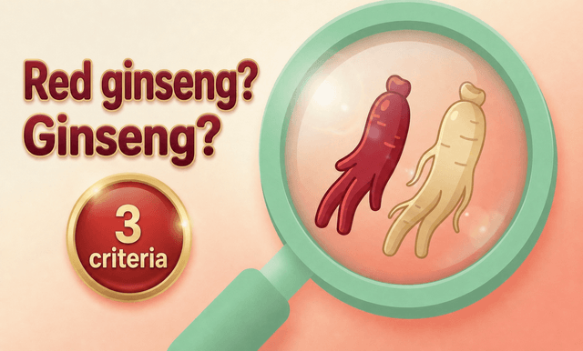 Red Ginseng/Ginseng, What Should You Look For? â Pharmacists Evaluate These 3 Factors!