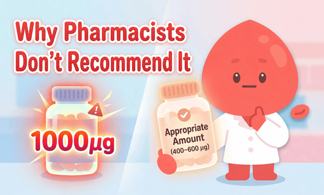 The Real Reason Pharmacists Don't Recommend 1000μg Folic Acid