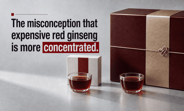 The Misconception That Expensive Red Ginseng Is StrongerâIf You've Wavered Before a Chuseok Gift Set